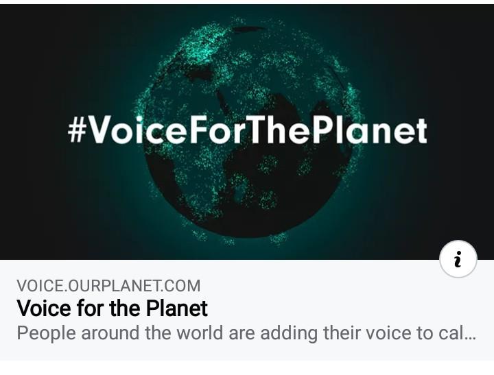 #Voice for the Planet