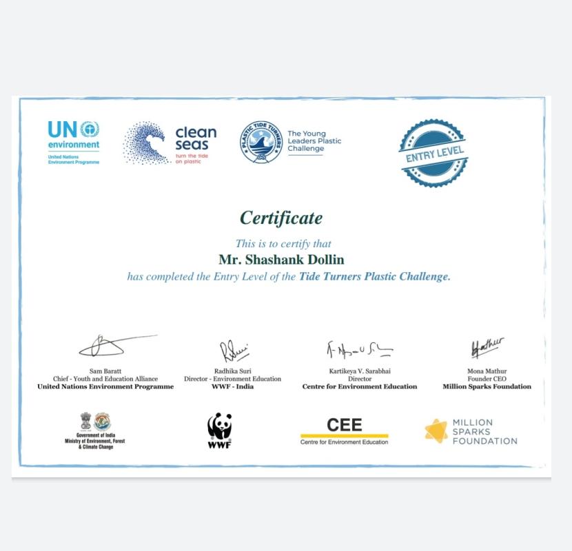 #Plastic tide turners challenge sankalp to create a better tomorrow 