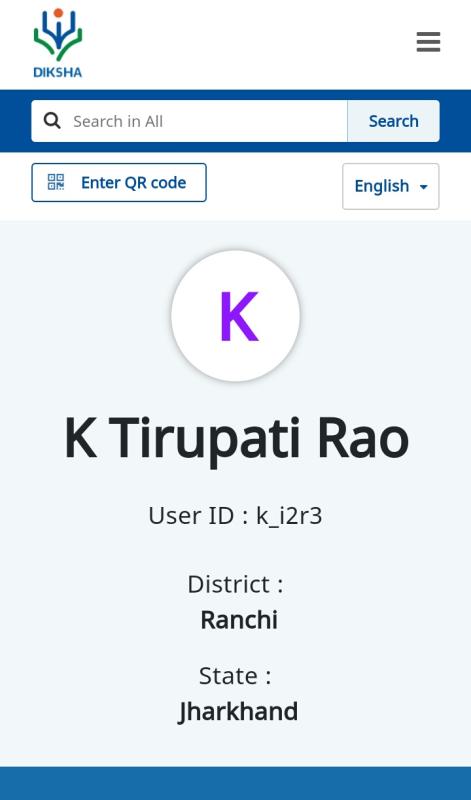 K TIRUPATI RAO 