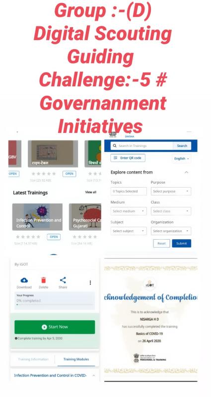 Challenge :-5 # Governanment Initiatives 