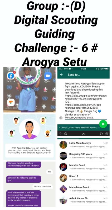 Challenge :-6 # Aarogya Setu
