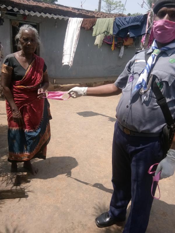 DISTRIBUTION OF MASKS