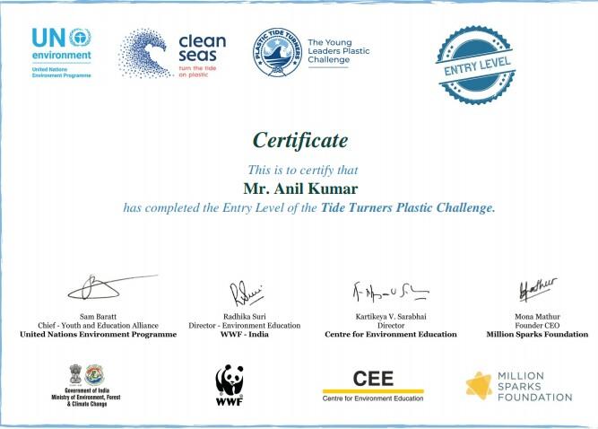 Sankalp project Tide turners plastic challenge