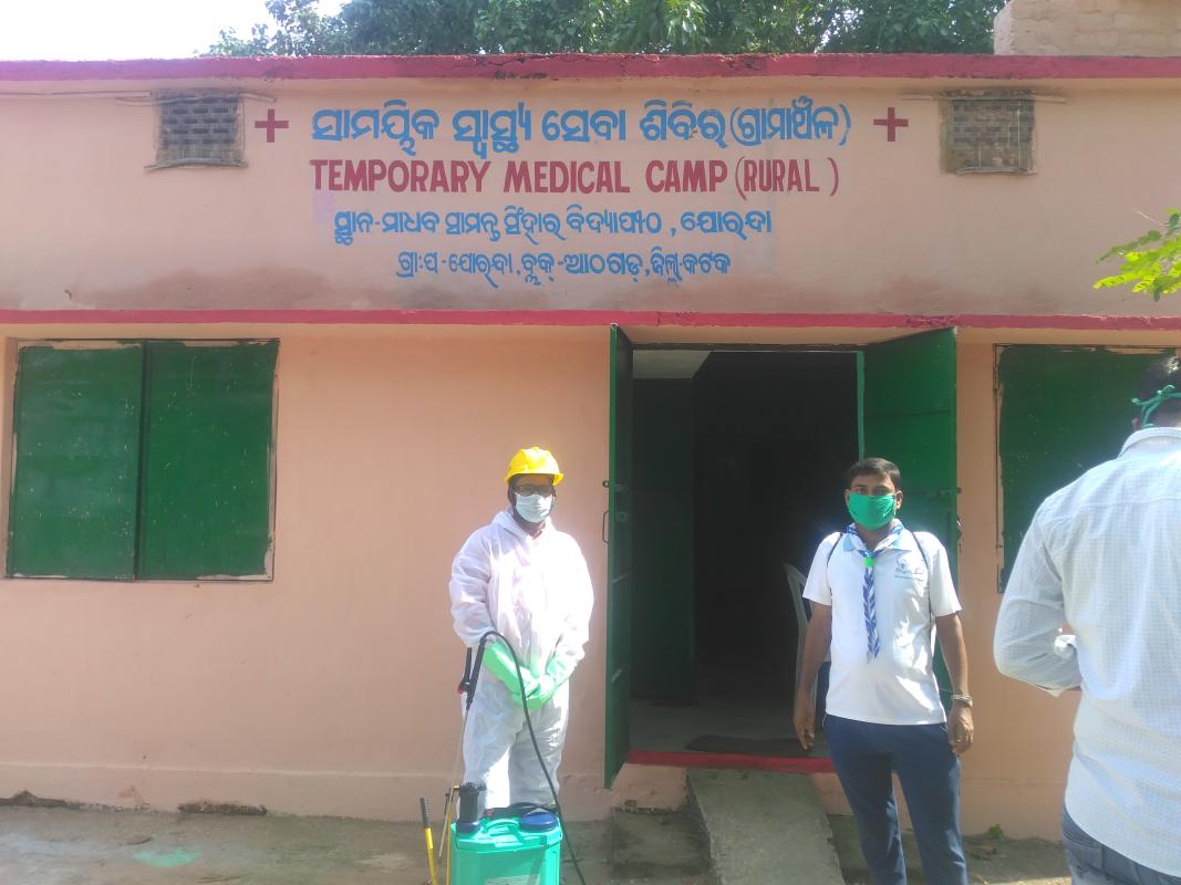 Quarantine centre(TMC) service camp