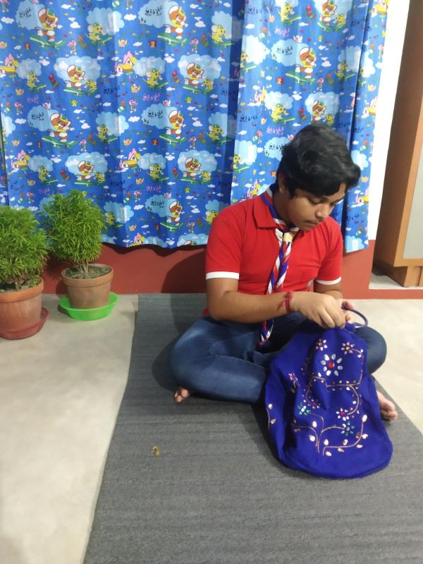 Sankalp Project....Go green.#bsgindia #stayathome 
#scouts4sdgs #plasticchallenge #bsgptt #sankalpbyscoutguide