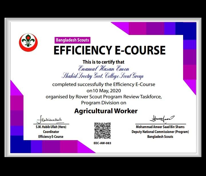 EFFICIENCY E-COURSE 
