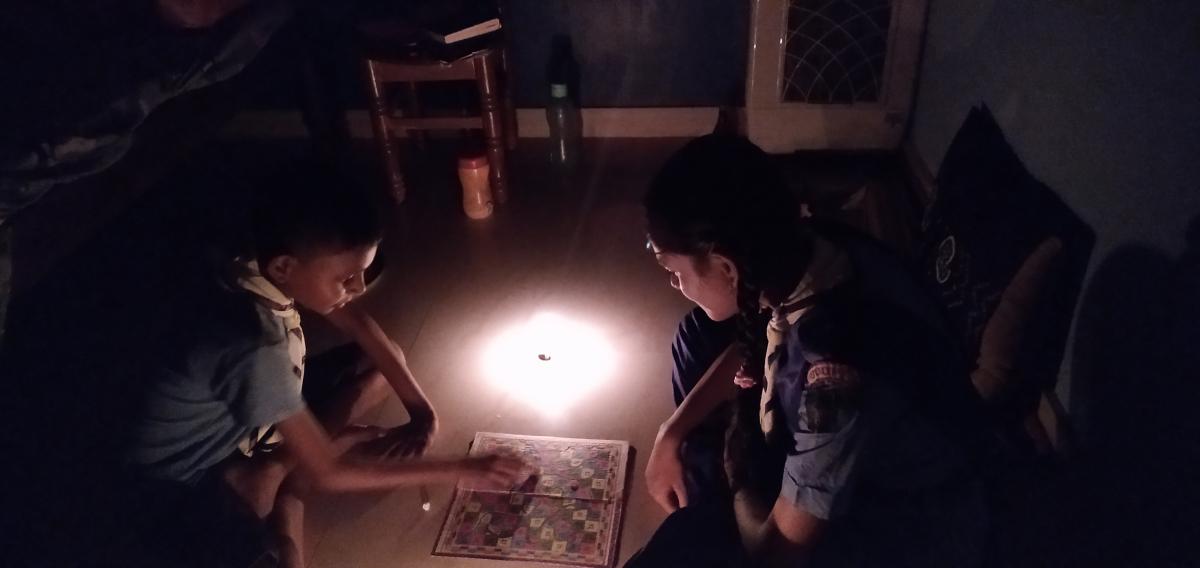 Game at night