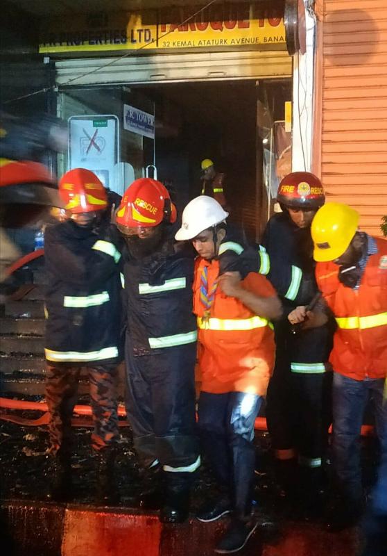 বনানী এফার টাওয়ার অগ্নকান্ডঃ 