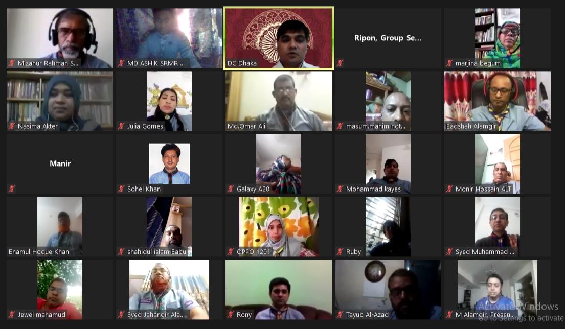 ঢাকা জেলা রোভারের মাল্টিপারপাস ওয়ার্কশপ ২০২০