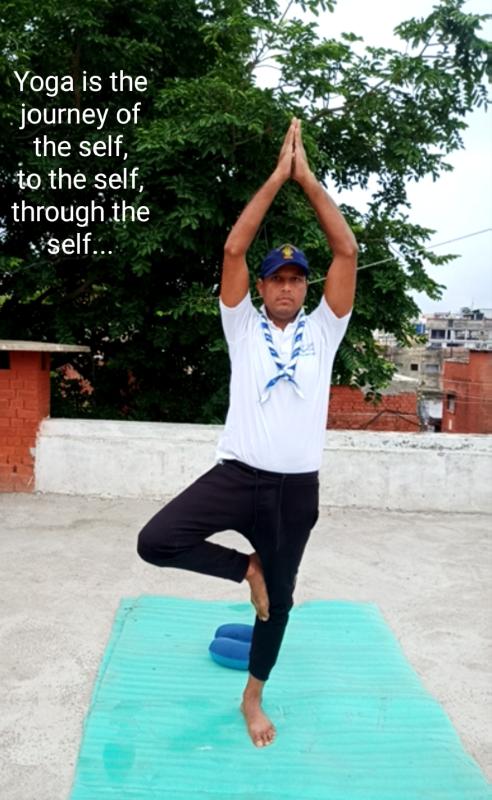 Celebration of International yoga day 2020