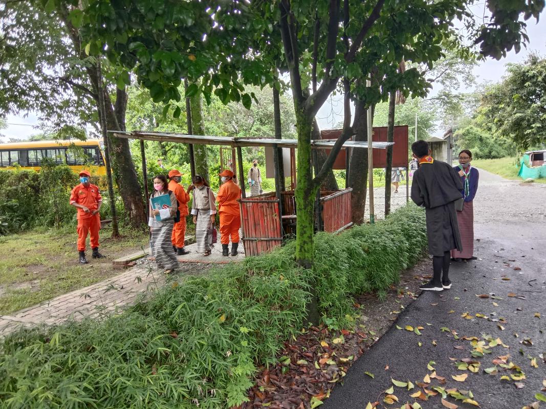 School gate duty