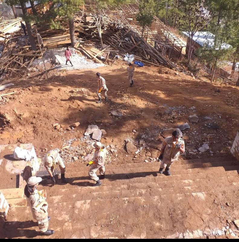 Refurbishment of wangditse Lhakhang