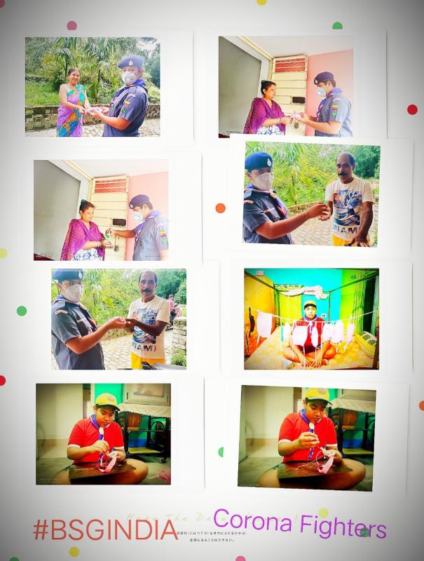 Souvik Chakraborty Scout Sunrise day Activity 4 