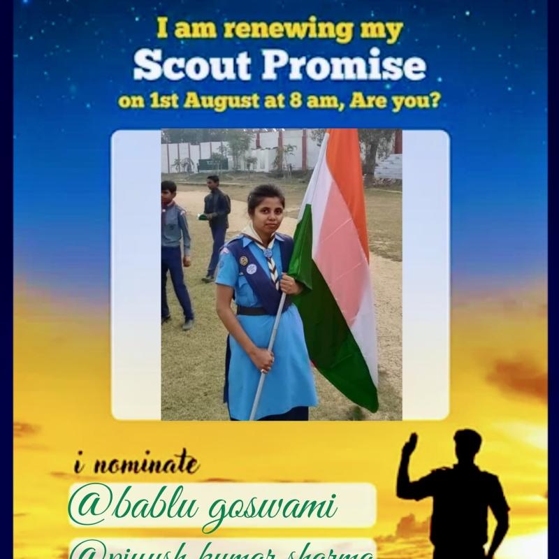  On the ocassion of SCOUT SCARF DAY 2020