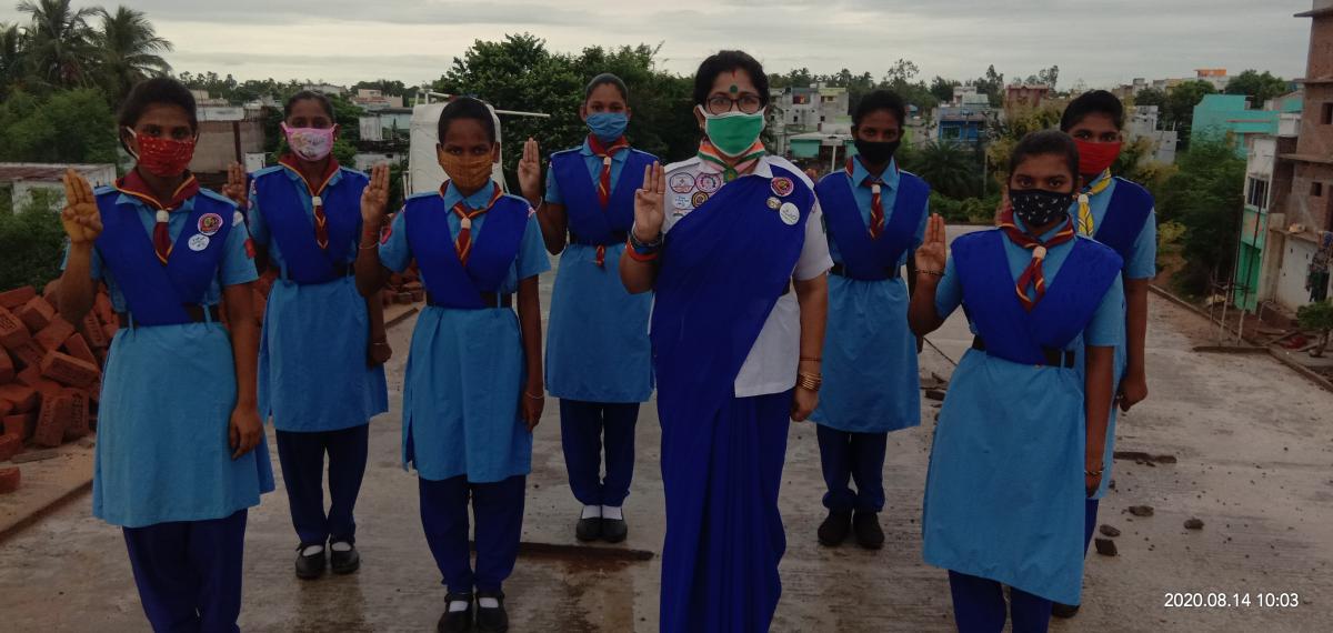 ##pre Independence Day ##Independence Day ##community service ##fight covid19 ##pledge to make fit india##BSGindia ##