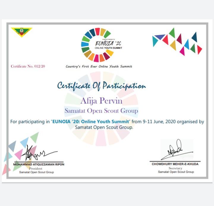 EUNOIA'20 Online Youth Summit