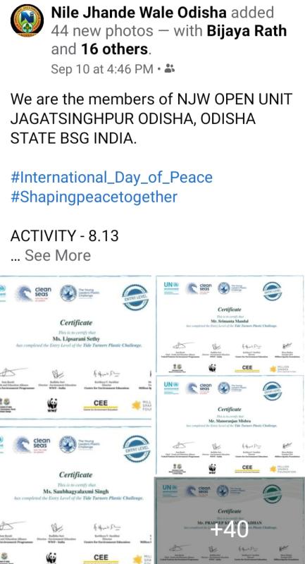 INTERNATIONAL DAY OF PEACE 2020