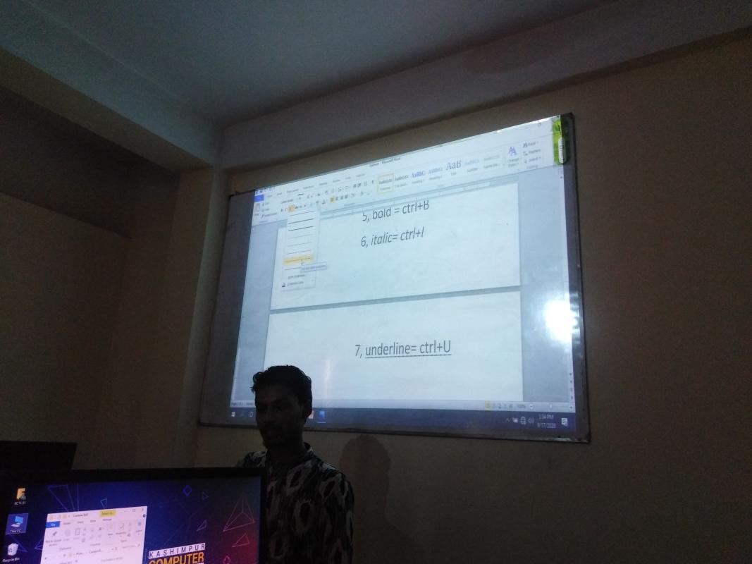 computer course and computer knowledge