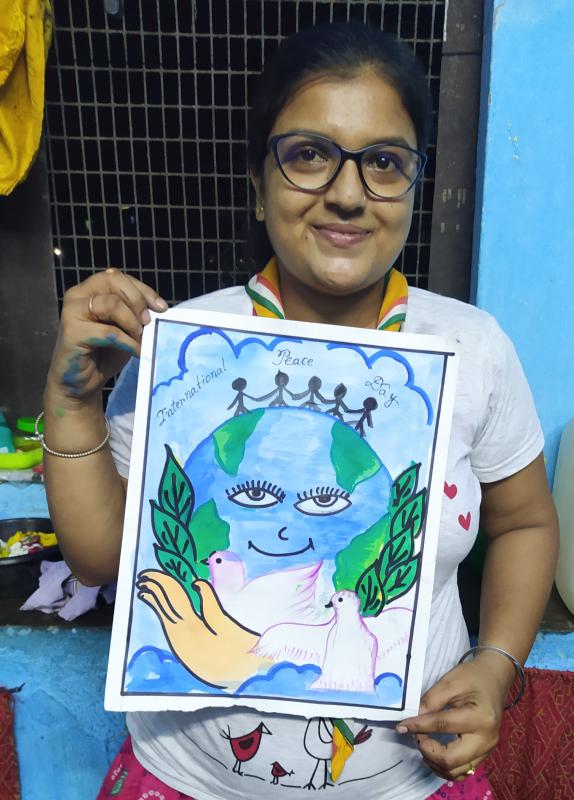 Members of Stephenson Scouts Group & Agnes Guides Group, ERBS&G, Purba Barddhaman 