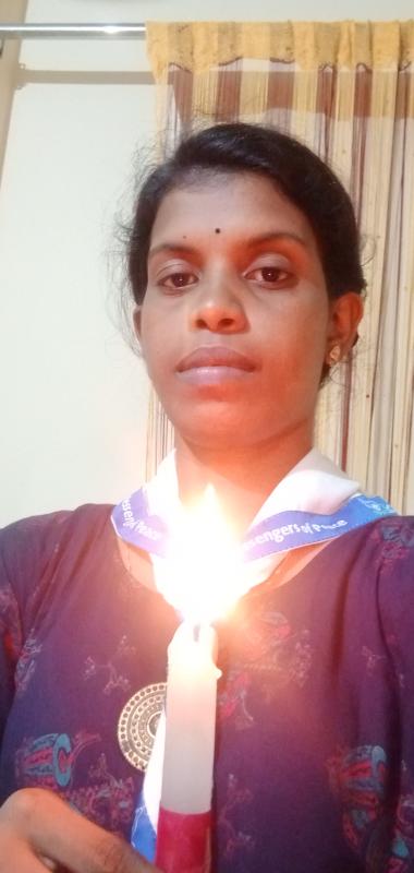 candle lighting for Covid warriors 