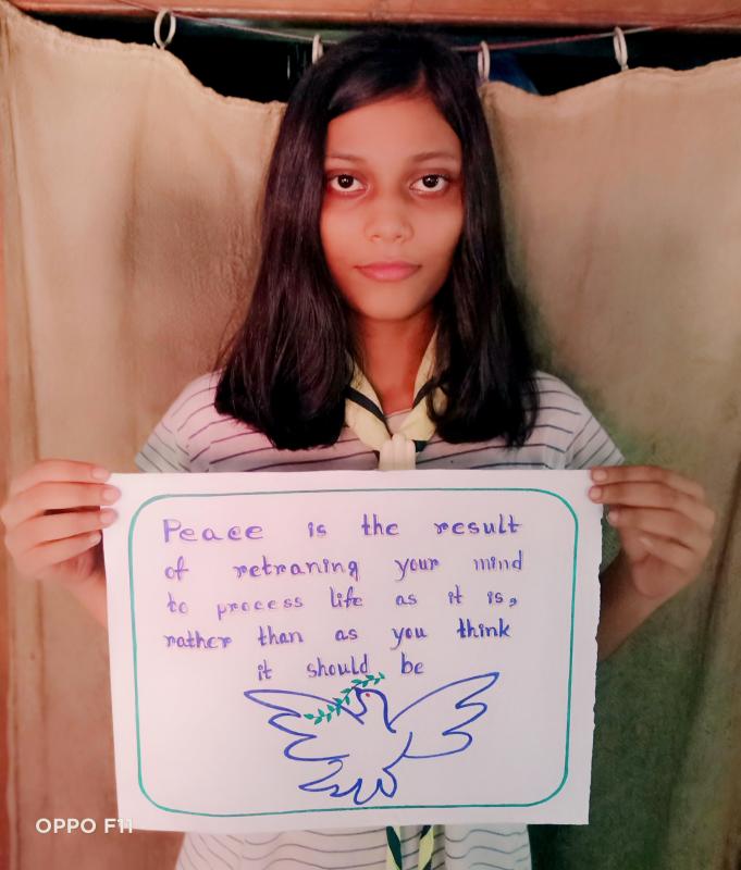 Poster Making for International Day of Peace 2020