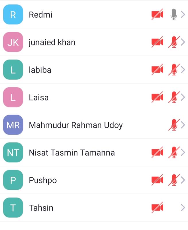 সাপ্তাহিক ক্রুমিটিং ( অনলাইন) 