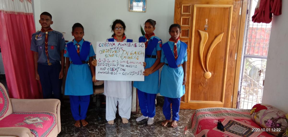 ##day3##corona free aviyaan in our district Ganjam ##distributionand creating awareness on use of mask ##handwash demonstration ##use of fliers##fight covid19 