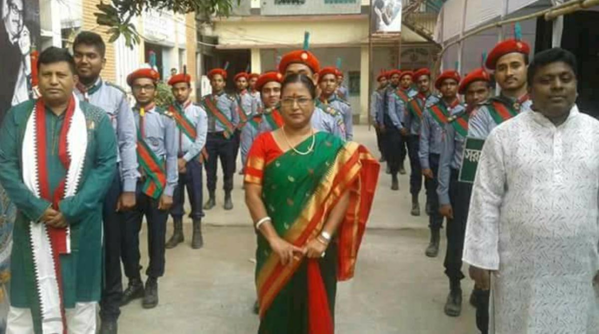 মহান স্বাধীনতা দিবসে কুচকাওয়াজ ও ডিসপ্লেতে অংশগ্রহণ। 