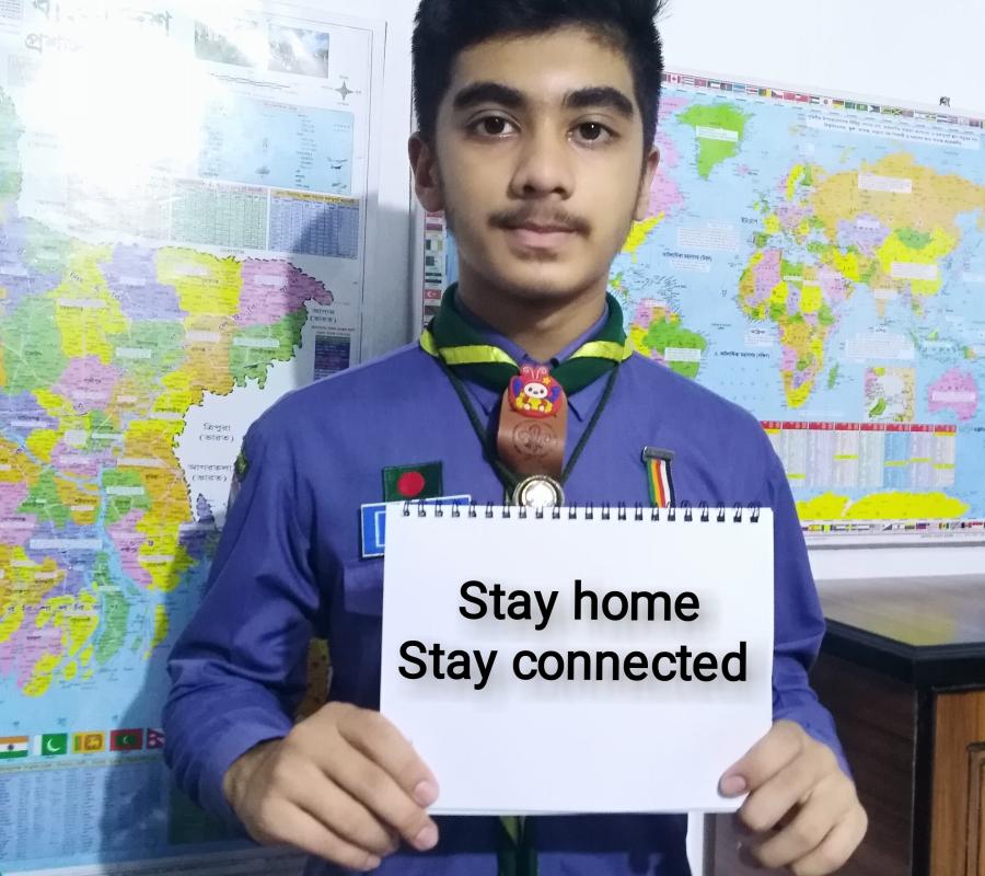  Public Awareness Raising Program from home about covid-19