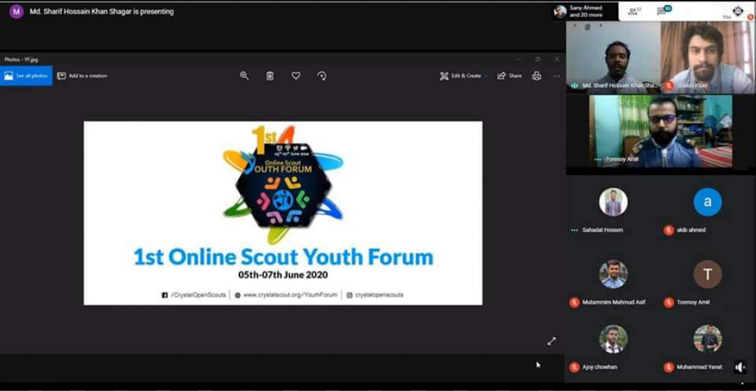 1st Online Scout Youth Forum 2020 (Day-3)

