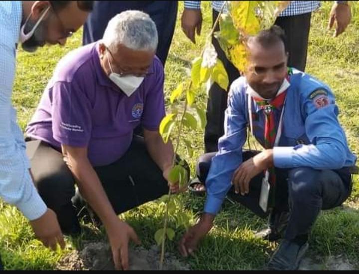 নির্বাহী পরিচালক স্যারের বৃক্ষরোপণ

