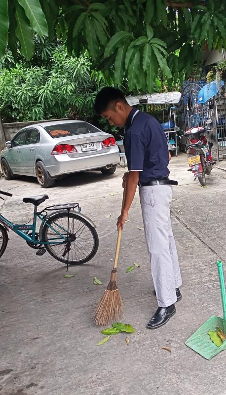 กวาดขยะ