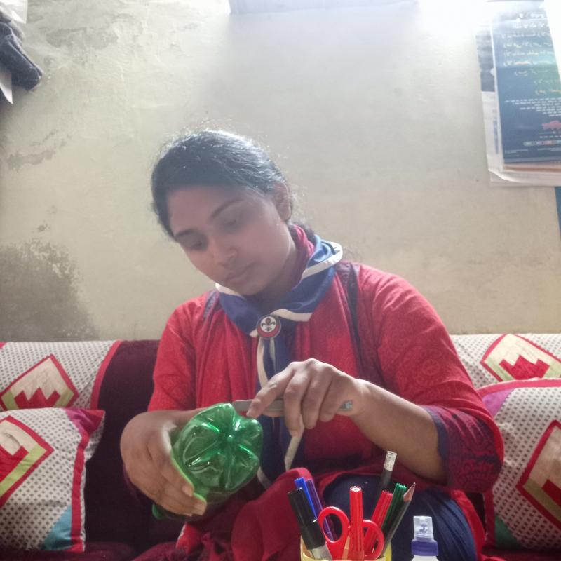 "প্লাষ্টিক টাইড টার্নার চ্যালেঞ্জ ব্যাজ''''