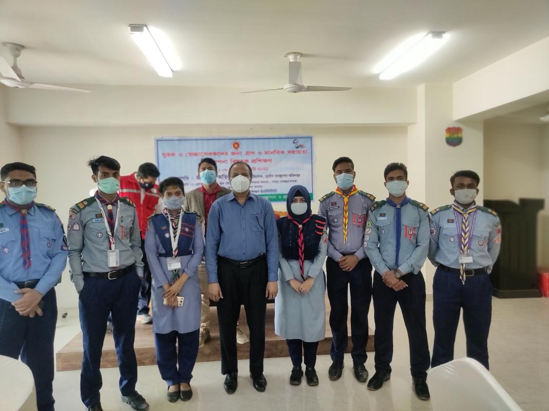 দুর্যোগ মোকাবেলা ও ত্রাণ বিতরণ প্রশিক্ষণ