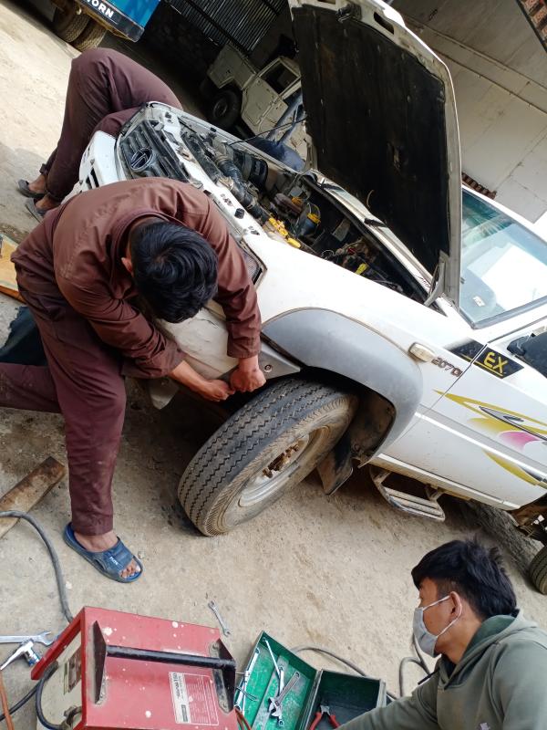 repairing institute vehicle