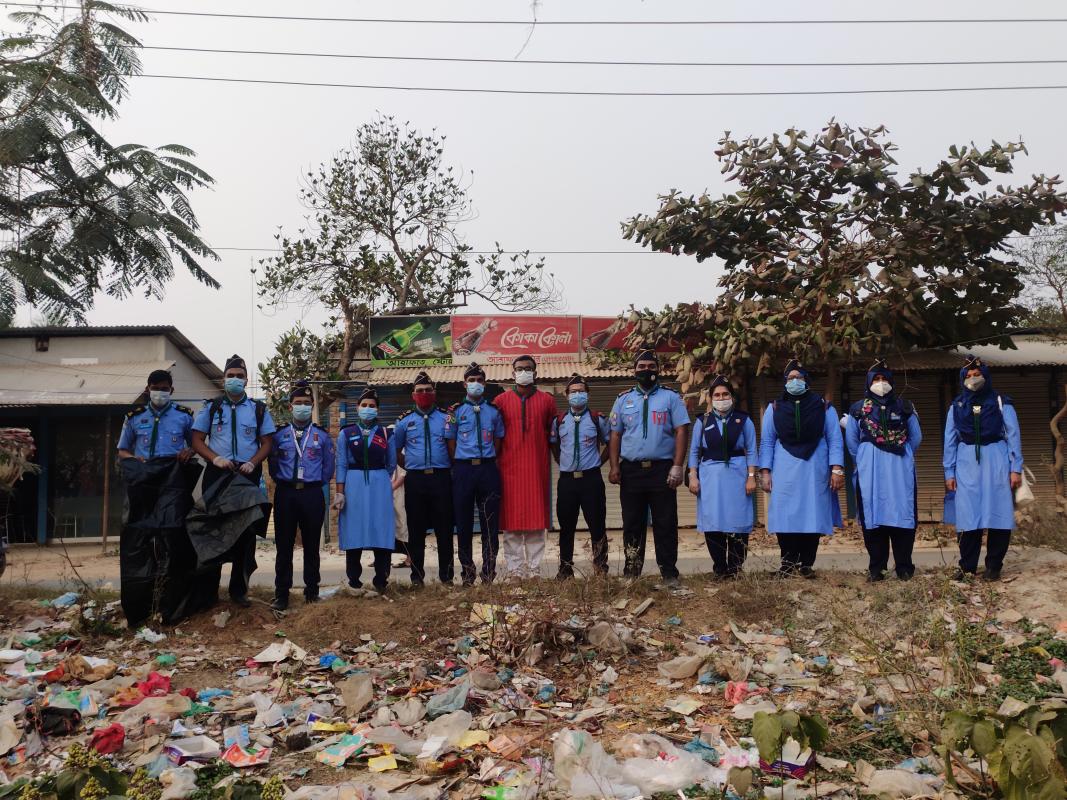 প্লাস্টিক টাইড টার্নারস চ্যালেঞ্জ ব্যাজ এর চ্যাম্পিয়ন পর্যায়ের কার্যক্রম 