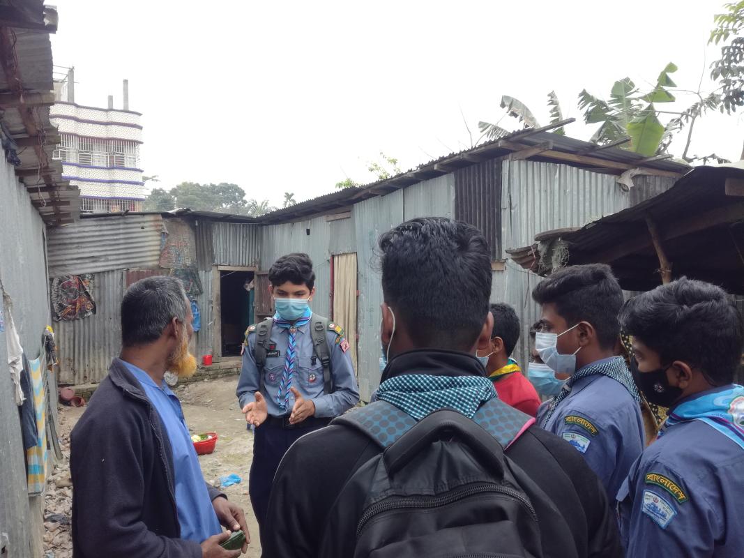 ২০ টি পরিবারকে একবার ব্যবহারযোগ্য প্লাষ্টিক ব্যবহারে নিরুৎসাহিত করা এবং প্লাস্টিকের পুনঃব্যবহারের আইডিয়া শেয়ার করা