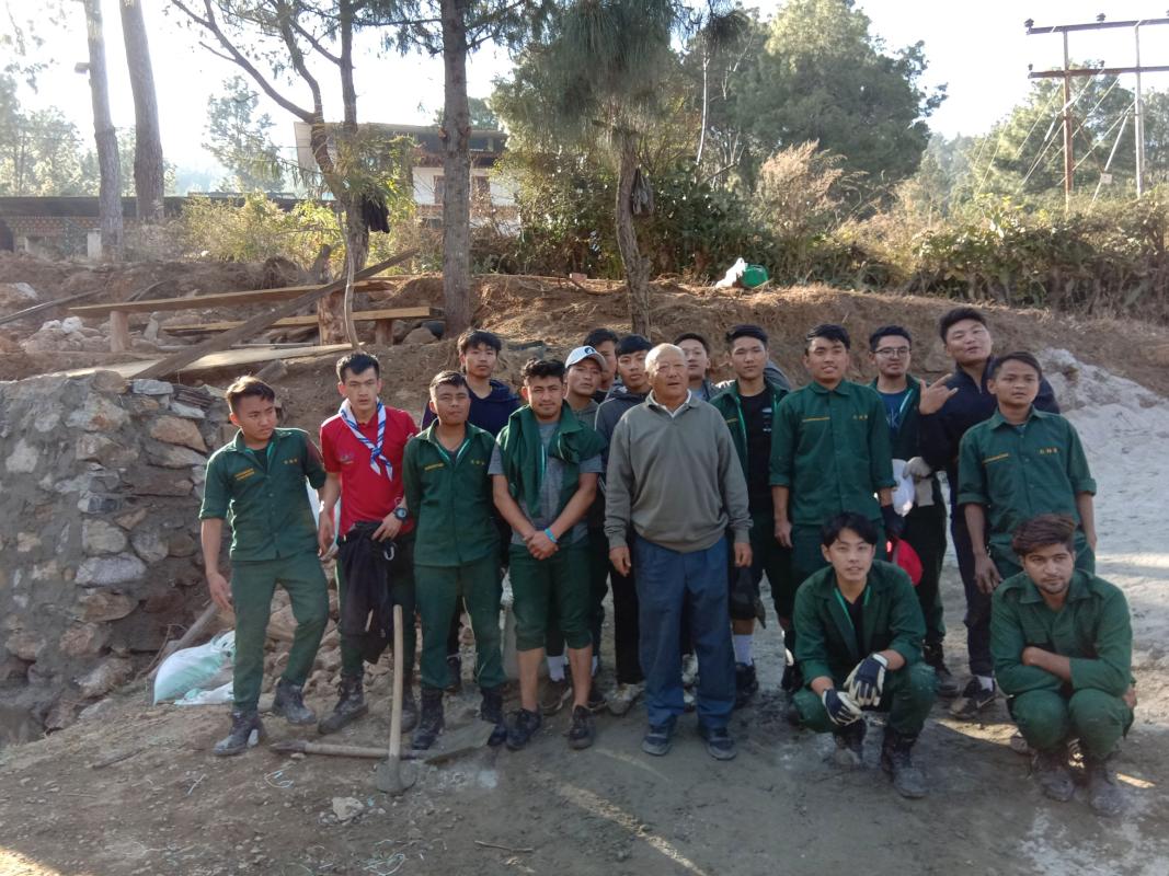 Contribution service for spiritual well being