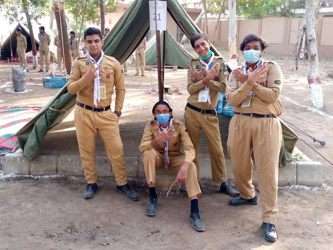 I am participated in mop activity on clean and green pakistan camporee