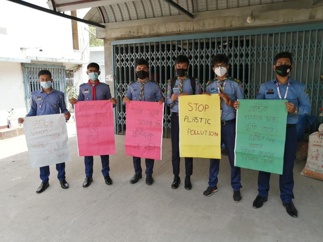 প্লাস্টিক টাইড টার্নার চ্যালেঞ্জ ব্যাজ।