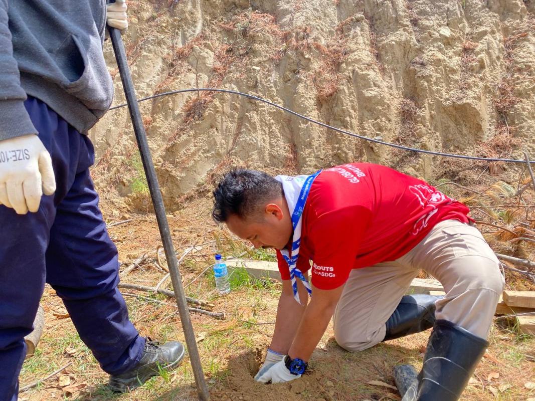 Community Service through plantation program 