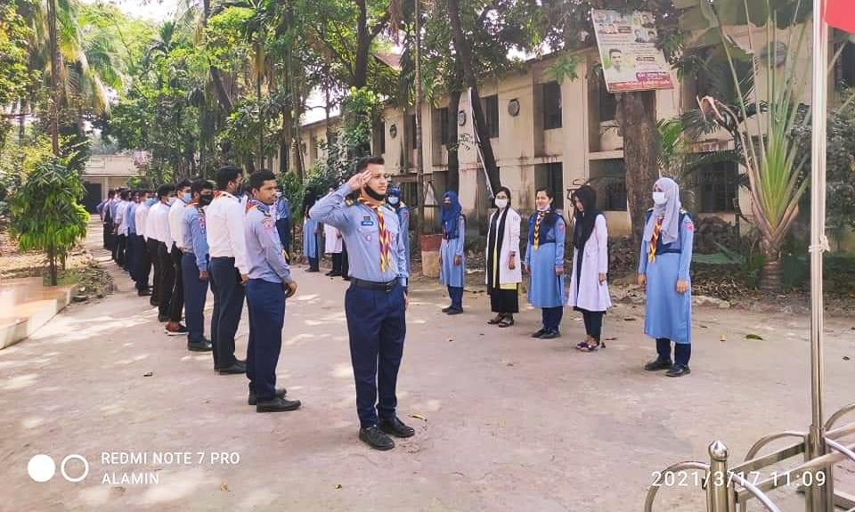 ১৭ ই মার্চ ২০২১ উপলক্ষে ঢাকা পলিটেকনিক ইনস্টিটিউট রোভার স্কাউটস গ্রুপের সাপ্তাহিক ক্রু মিটিং 