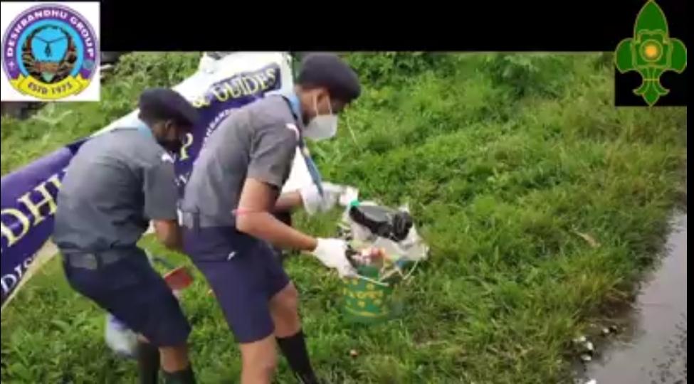 cleaning and Reduce plastic from our mother earth