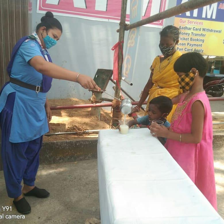 Water/Food distribution point