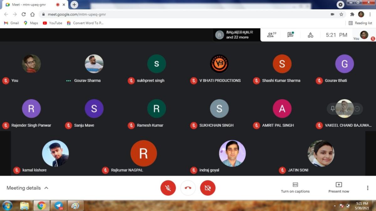 MOP Bevinar at district level.