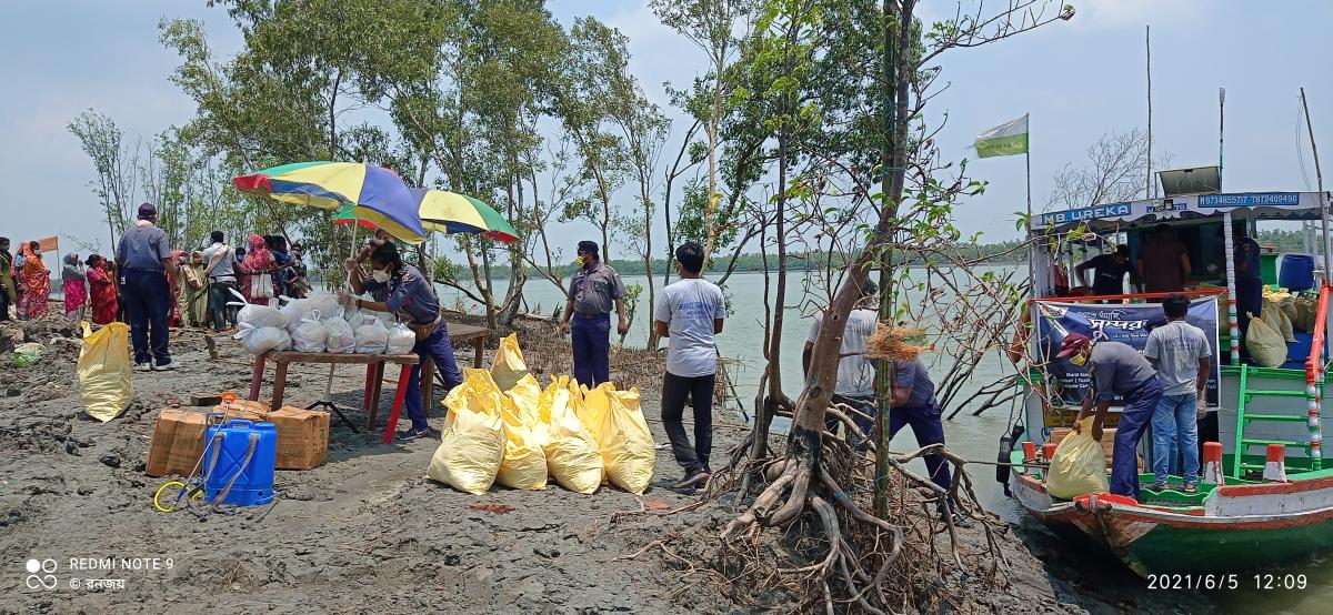 Yaas Cyclone Relief Camp at Sundarbon