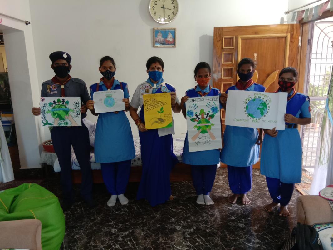 World environment day, awareness through posters and flyers ##BSGindia Monalisa Das and team 