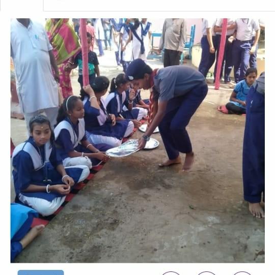 Food distribution For poor child