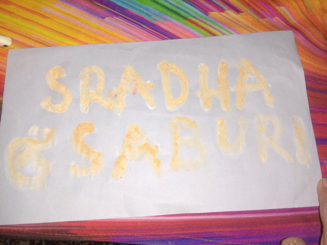 sankalp2.0,activity 15,be a scout, invisible ink, ##bsgsankalp ##BSGindia Monalisa Das 