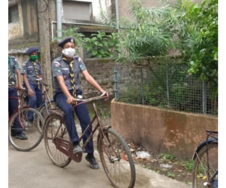 Cycle really for celebration "WORLD PEACE DAY"